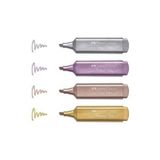 Faber Castell - Textiler 46, Highlighter, Metalic -Metalik Fosforlu Kalem