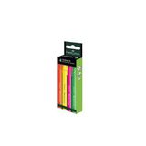 Faber Castell Textliner 38 Fosforlu Kalem Seti, 4'lü, Neon Renkler