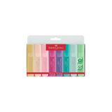 Faber Castell Textliner 46 Pastel Fosforlu Kalem Seti, 8'li, Renkli