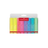 Faber Castell Textliner 46 Superfluorescent + Pastel Fosforlu Kalem, 8'li Set, Karışık Renk