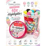 Faber Castell Textliner Ice Cream Pastel Fosforlu Kalem Seti 10'lu