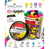 Faber Castell Textliner Neon Fosforlu Kalem Seti 10'lu