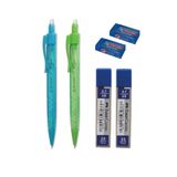 Faber Castell Tri Click Versatil Kalem 0.7 Mm 2 Adet 0.7 Mm Uç 2 Adet Sınav Silgi 2 Adet