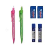 Faber-Castell Tri Click Versatil Kalem 0.7 mm 2 Adet 0.7 mm Uç 2 Adet Sınav Silgisi 2 Adet