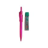 Faber-Castell Tri Click Versatil Kalem 0.7 Yeşil Mikro Uç - Koyu Pembe