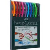 Faber-Castell Tükenmez Kalem 0,7 Mm 10 Renk Plastik Kutulu 1425 142557