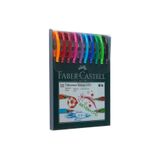 Faber-Castell Tükenmez Kalem 1425, 10'lu Set, Karışık Renkler, 0.7 mm İğne Uç