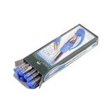Faber Castell Tükenmez Kalem 1425 İğne Uç Mavi - 10 Adet Kırmızı