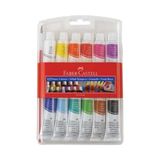 Faber-Castell Tüp Guaj Boya Seti 12x12 ml Sarı ve Parlak Renkler Dayanıklı Kapaklı Sanatçı Serisi