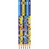 Faber-Castell Uzay Macerası 2B Yuvarlak Kurşun Kalem 6 Adet Renkli Uzay Temalı Tasarım