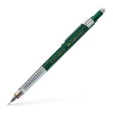 Faber-Castell Vario Lüx Versatil Kalem, 0.5 mm Uç, Sertlik Ayarlı Metal Uç, Silgili, Ergonomik Tutuş, Yeşil