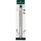 Faber-Castell Vario Lüx Versatil Kalem, 0.7 mm Uç, Sertlik Ayarlı Metal Uç, Silgili, Ergonomik Tutuş, Champagne Gold Rengi