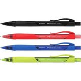faber-castell versatil kalem autoclick renkli gövde 0,5 mm 5084 533195 (10 lu paket) - Karışık-Çok Renkli - Yok