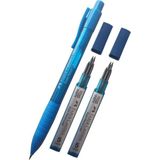Faber-Castell Versatil Kalem Seti 2.0 mm Kalın Uçlu 1 Adet Uçlu Kalem 2,0mm Sınav Kalemi 2.0 mm 2 Adet Kalem Ucu - Mavi - Standart