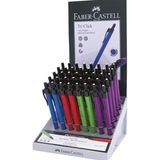faber-castell versatil kalem tri-click rub. 0.7mm + 0.5mm (40 lı stand) - 1 - Karışık-Çok Renkli - Yok