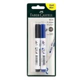 Faber-Castell W 153 2'li Mavi/Siyah Beyaz Tahta Kalemi