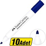 Faber Castell W153 Mavi 10'lu Tahta Kalemi