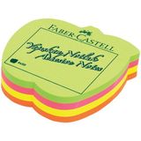 faber-castell yapışkanlı not kağıdı şekilli 70x70 mm elma 5089583039000 - 1