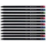 Faber-Castell Yayınları Faber Naturel Silgili Yuvarlak Kurşun Kalem Siyah Ahşap 12 Li Paket MRKZS41877