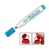 Faber Castell Yazı Tahta Kalemi Doldurulabilir ve Silinebilir w-20 1 Adet Faber Yazı Tahta Kalemi (Mavi)