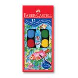Faber Castell Yeni Başlayanlar Ve Çocuklar Için 12'li Sulu Boya 12 Renk Li Suluboya Küçük Boy