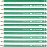 Faber-Castell Yeşil Kopya Kalemi 12'li Set - Kurşun Kalem Renkli Sarf Malzemeler