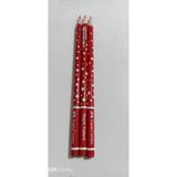 Faber Castell yıldız desenli kırmızı kurşun kalem (3 adet) 79846514123