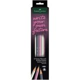 Faber-Castell Young Mercanlı Kurşun Kalem 6'lı Paket Hb Renkli ve Şık Tasarım