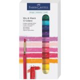 Faber Gelato Mum Boya 12 Karışık Renkler 121812