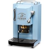Faber Kahve Makineleri | Model Pro Deluxe | 44 mm Ese Pedleri Için Kahve Ped Makinesi | Krom Kaplama | Pirinçten Yapılmış Tampon Presi (Turkuaz)