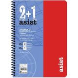 Faber Keskin Defter Asist 16,5X22,5 Pp Kapak Ayraçlı 2+1 75 Yp. 351553-99 1 - Standart