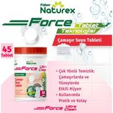 Faber Naturex Force Ultra Clean - Bitkisel Esaslı Çamaşır Suyu Tableti 45 Tablet