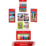 Faber Öğrenci 4'lü Boyama Seti ve Gumball 4'lü Boyama Seti–12 Renkli Boyalarla Yaratıcılığınızı Keşfedin