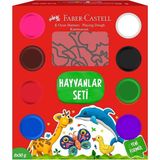 Faber Oyun Hamuru Hayvanlar Seti 50GR 5170000023000 - Renkli