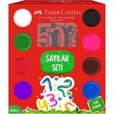 Faber Oyun Hamuru Sayılar Seti 50GR 5170000024000 - Renkli