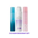 Faberlic 3'LÜ DEODORANT SETİ