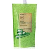 Faberlic Aloe Vera Sıvı El Sabunu 1 Adet Yeşil Renkli Cilt Kurutmadan Temizler