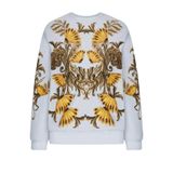 Faberlic Kadın Gri Uzun Kol Desenli Sweatshirt, 36 Beden