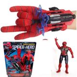 Fabess Spiderman Ağ Atan Eldiven Figürlü Set Ok Atan Örümcek Adam Eldiveni