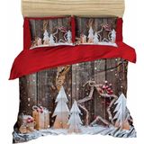 Fabeteks Yılbaşı Çam Ağacı Süsü Nevrem Takımı - 200 x 220 cm - Kahverengi