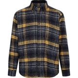 Fabio Cassani Regular Fit Erkek Kışlık Hakiki Oduncu Gömleği SARI-6923 - Sarı