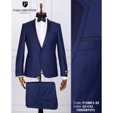 Fabio Cassel Erkek Damatlık Slim Fit Takım Elbise - İndigo - 6 Drop - 56