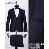 Fabio Cassel Erkek Damatlık Slim Fit Takım Elbise - Koyu Lacivert - 6 Drop - 48