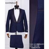 Fabio Cassel Erkek Damatlık Slim Fit Takım Elbise - Lacivert - 6 Drop - 50