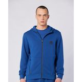 Fabio Full Zip Erkek Lacivert Regular Fit Fermuarlı Eşofman Üstü - XL
