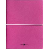 Fabio Ricci Z Notes 19x24 cm Çizgili Kareli 2'li Pembe Defter
