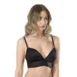 Fabony 3110 Bralet Boş Cup Tek Siyah Sütyen