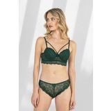Fabony Bayan Dantelli Bralet Desteksiz Sütyen Külot Takımı 4211