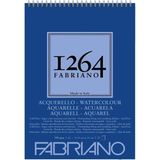 Fabriano 1264 20 Yaprak Spiralli Suluboya Defter 300 gr A5 Modeli Mavi Renkli Yüksek Kalite Kağıt