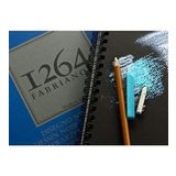 Fabrıano 1264 Black A4 - 200 Gr - F-1264 Siyah Kağıt Resim Defteri - Üst Spiralli